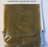 ������� Superfine dry fly dub  brown olive